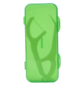 Travel Dental Floss Pick Case, Holder,Toothpick Flossers for Adults Teeth Cleaning, Sealed Portable Refillable