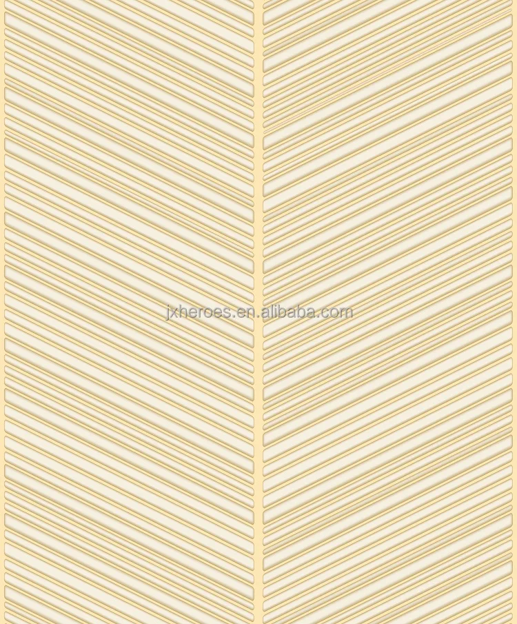 Modern Simple Line Pattern Sofa TV Background Wall Suede Wallpaper Designs