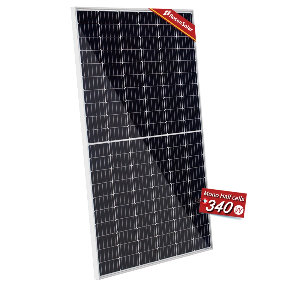 340w solar panel half cell solar panel for solar energy systems