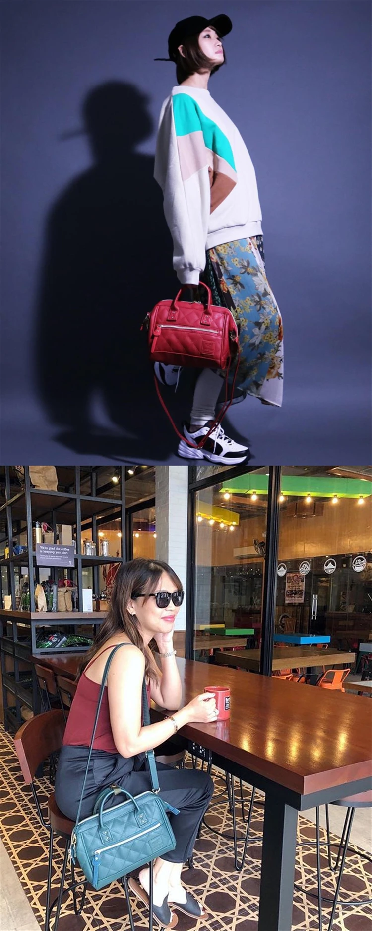 Japanese Mini Boston Shoulder Bags Female Women