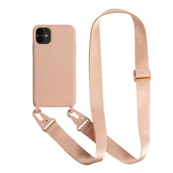 China Supplier Lanyard Iphone 11 Pro Max Phone Case Cover Silicone
