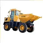 Construction Machinery Track Dump Truck With Boom Tires