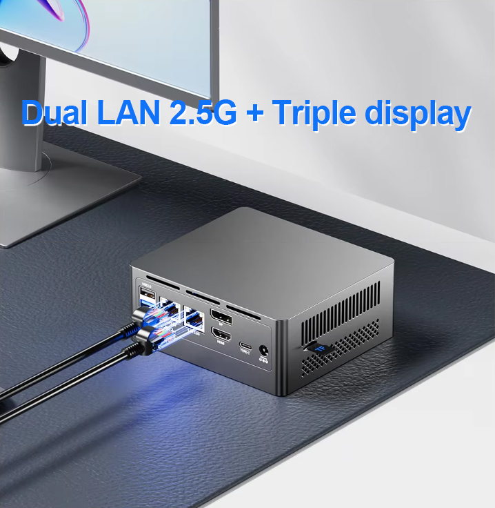 Mini PC Gaming Windows 11 Pro, Intel N100, 8G/16G RAM, 512G SSD