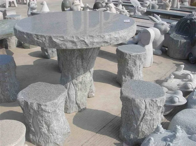 チェスのための屋外公園の石のテーブルと椅子| Alibaba.com