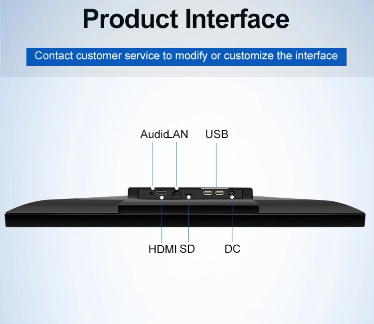23.6 Inch IPS 2+16/4+16 All in One Industrial Panel PC Android VESA Wall Mount 2+16/4+16 23.6 Inch IPS AMD Touch Tablet Pc