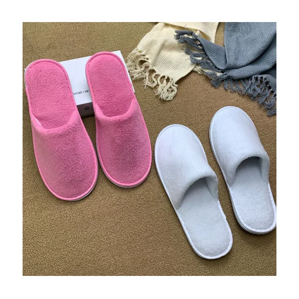 Good Quality New Style Product Customization Non-slip Cozy Soft Airline Slipper Disposable Luxury Hotel slippers