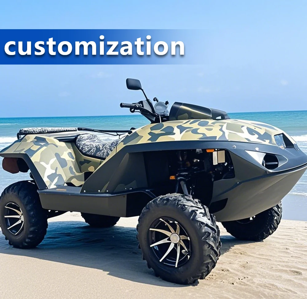 Cheap Hison 4 Stroke Argo ATV Quadski Jet Ski Amphibious Vehicle