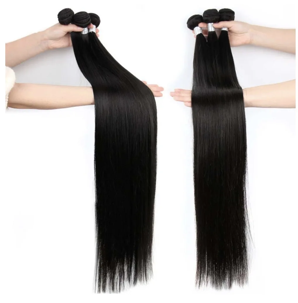 40-inch Straight Human Hair Weave With Natural Color - Buy Human Hair ...