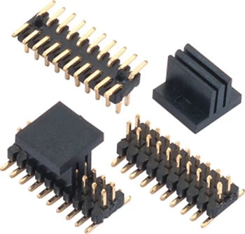 1.0mm  1.27 mm 2.0mm 2.54mm 3.96mm 5.08mm  PCB Male Header Pin Dual Row SMT SMD Pin Header Connector