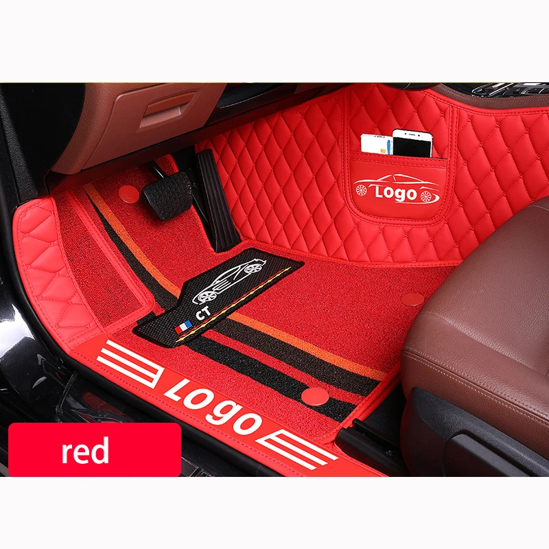 Pvc Leather Car Mat New Design Cover The Threshold Luxury Leather+coil