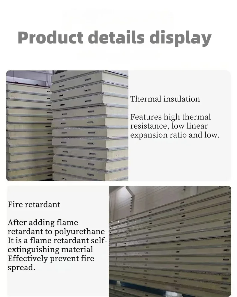 Pu Panel Coolroom Cold Room With Sandwich Panels With Cam Lock manufacture