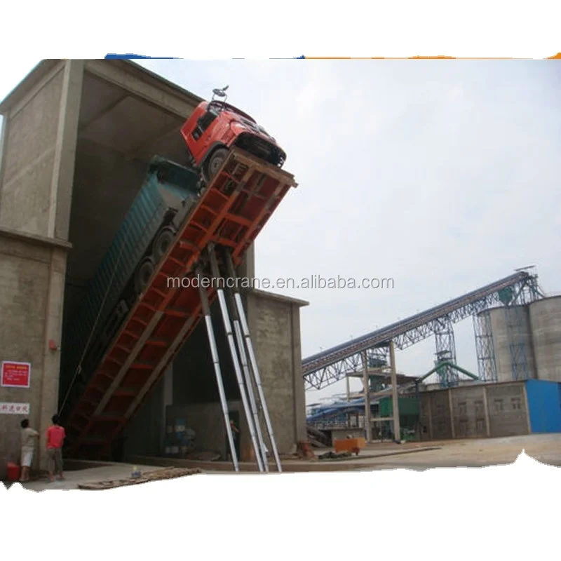 Container Unloading Dumper Container Discharge Dumper Truck Dumper System