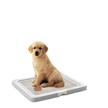 Plastic Dog Toilet Indoor Outdoor Portable Puppy Puppy Pet Training Tray Fence Potty