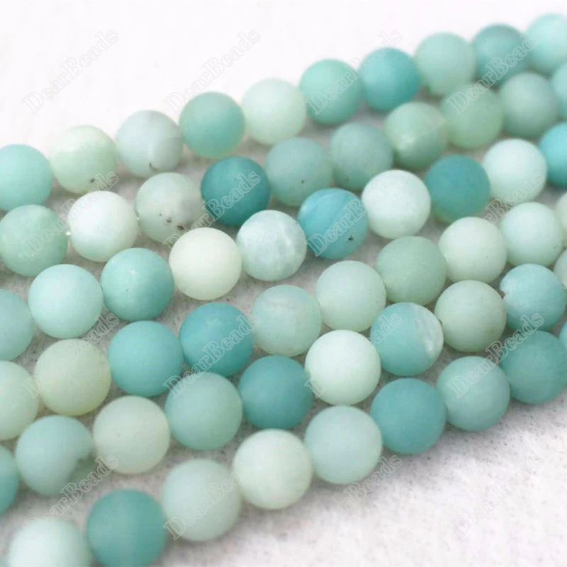 Matte Turquoise Beads for Jewelry Making - Dearbeads