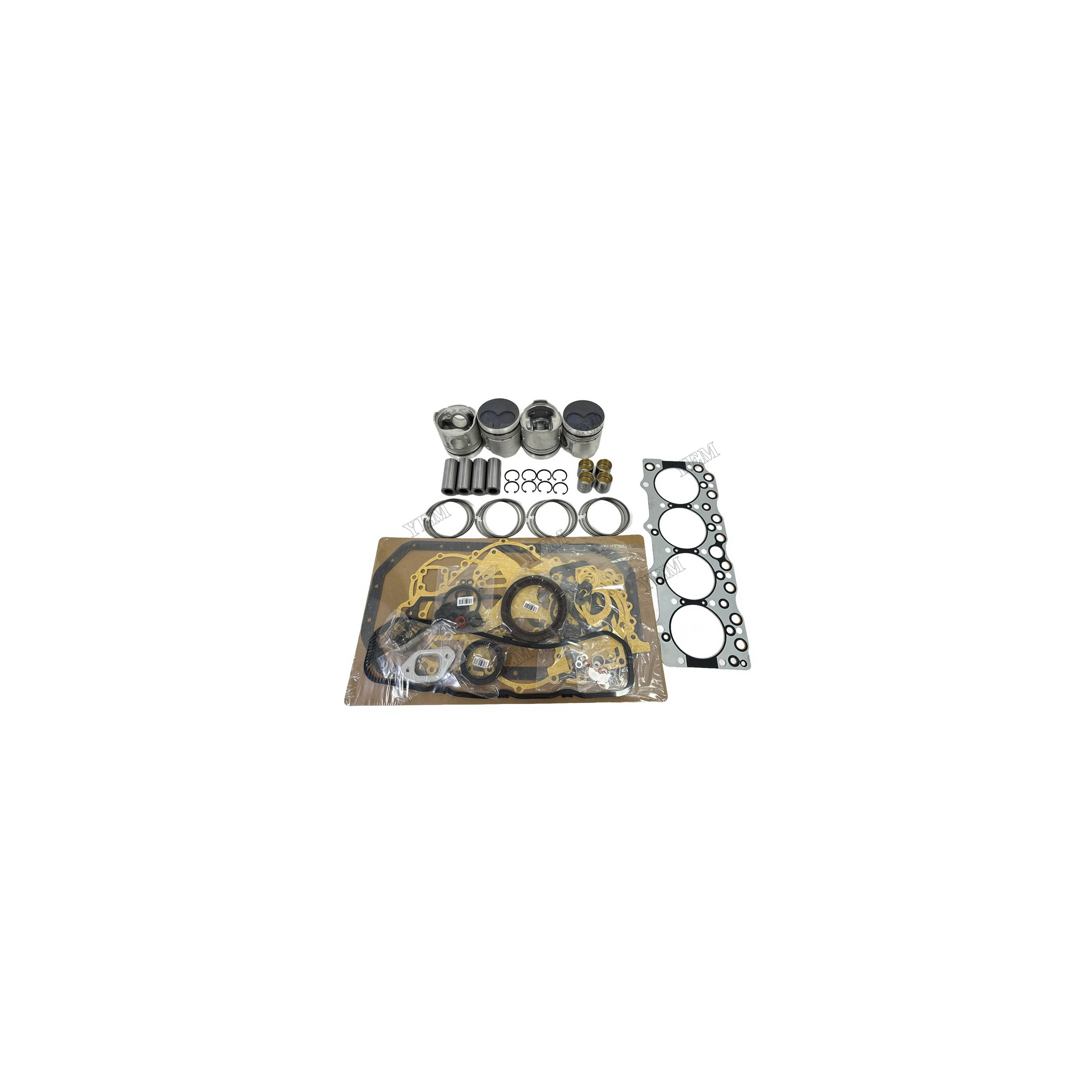 Engine Rebuild Kit With Cylinder Gaskets Piston Rings Fits for Isuzu 4BD2 Aftermarket Engine Spare Parts