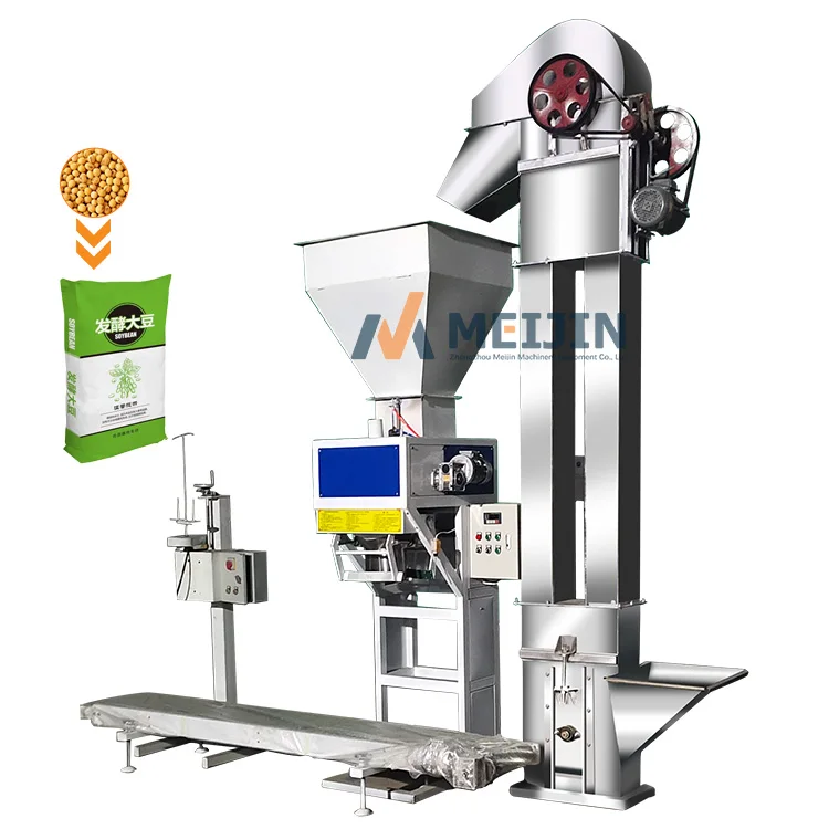 Twin Screw Packaging Machine Multi-Function Soybeans Corn  Fertilizer Powder Packaging Machine