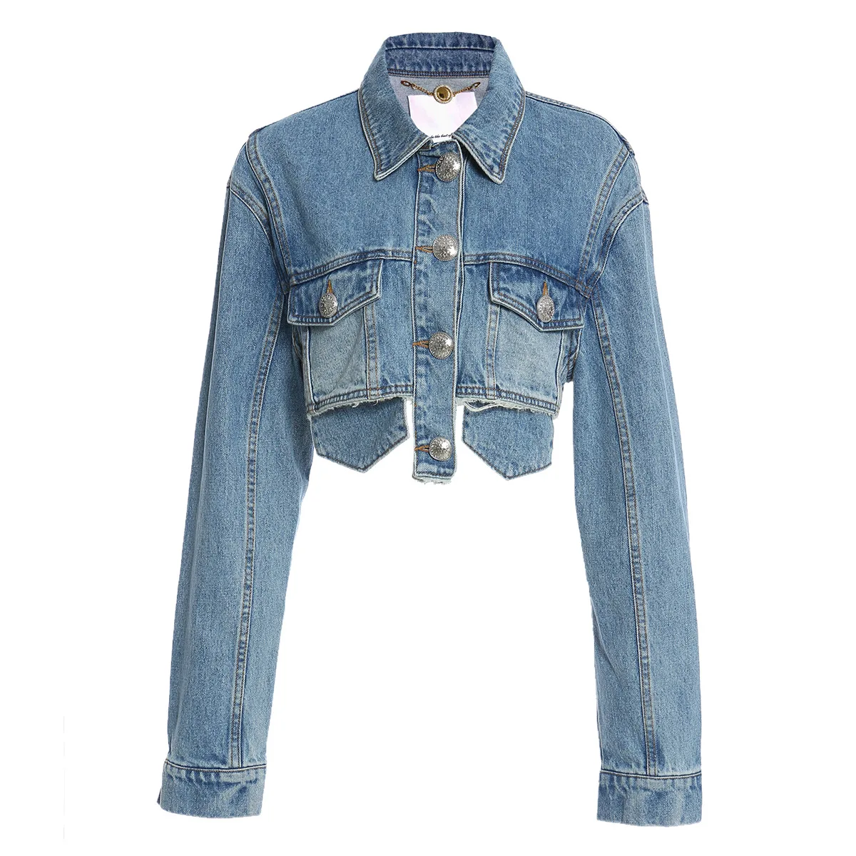 half length denim jacket