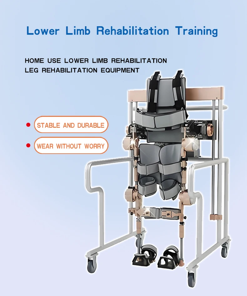 AI Intelligent Motorized Lower Limb Exoskeleton Robot Wearable Suit for Walking Assistance