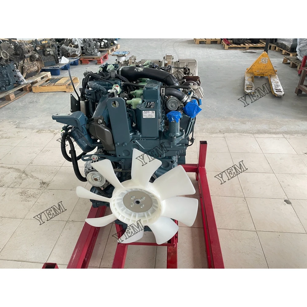 For Kubota Excavator Engine V3307 V3307T Diesel Engine V3307-CR-T Complete Engine Assembly 4