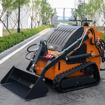 2025 New Pattern Mini Skid Steer Loader 330 Small Crawler with 700kg Capacity Focused on Engine Core Component for Sale