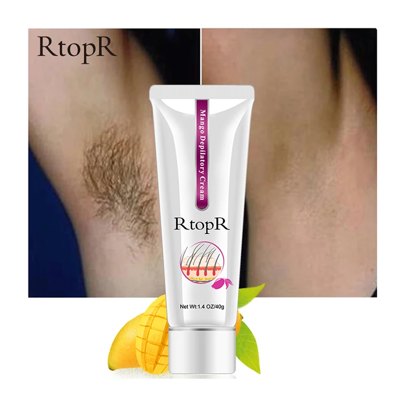 Натуральный экстракт манго RtopR, безболезненное удаление волос, крем для тела