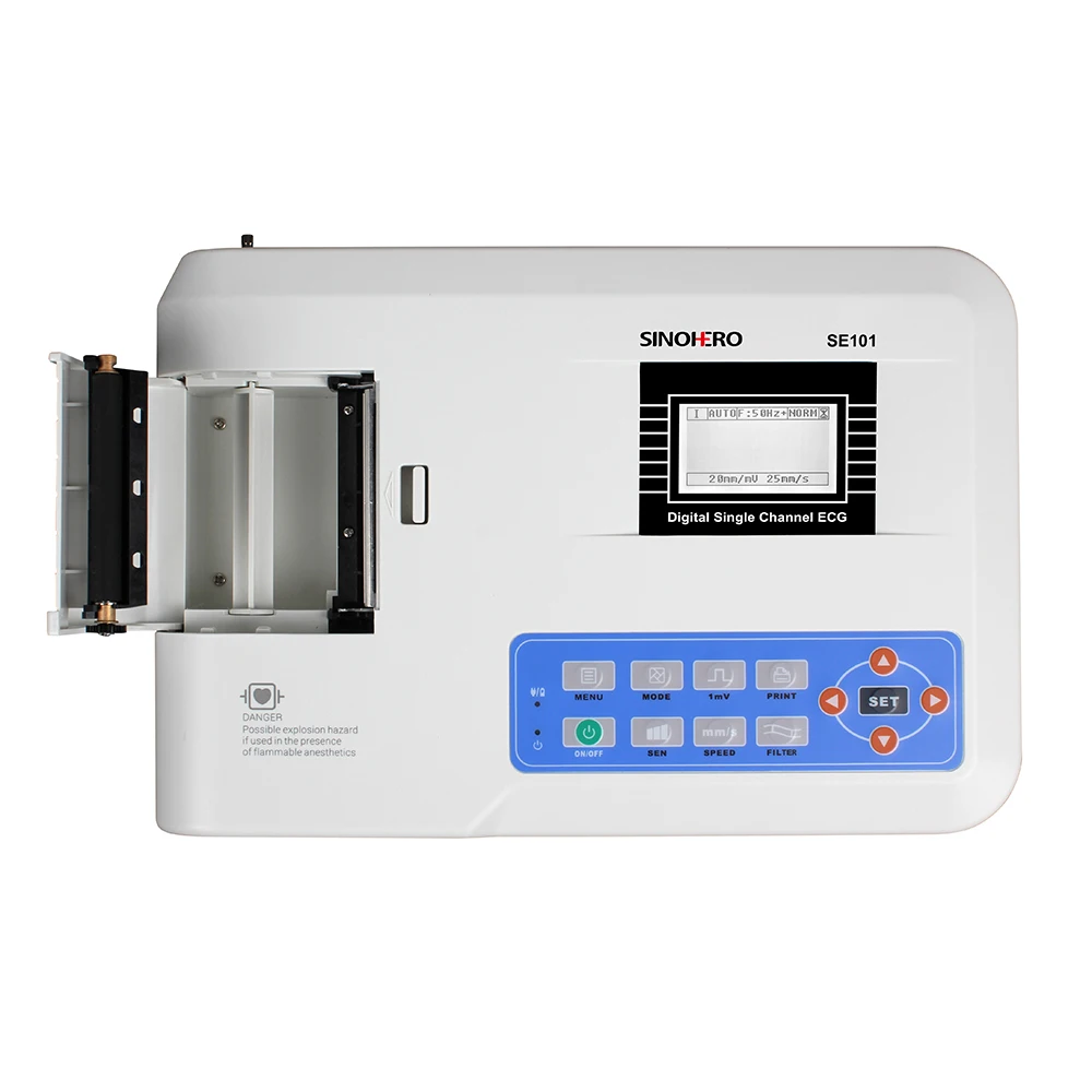 Moniteur ECG portable avec électrocardiographe et appareil ECG Contec  certifié ce - Chine Machine ECG, ECG