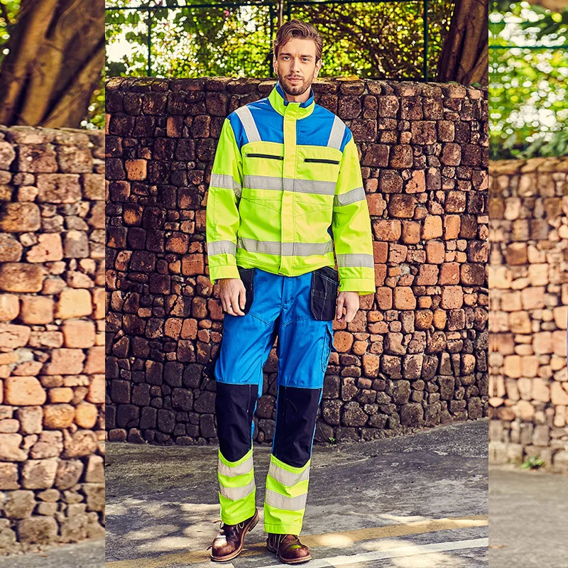 Customize Hi-Vis Mining Protective Clothing Work Jacket Welding Suit Workwear High Visible Clothing