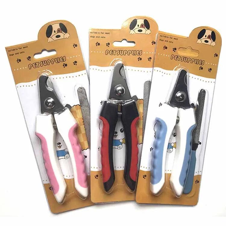 Free Nail File Non Slip Long Handles Sharper Blades Dog Nail Clippers