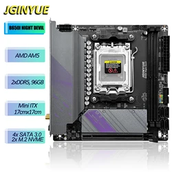 JGINYUE B650I ナイトデビル DDR5 ITX マザーボード ゲーミングPC