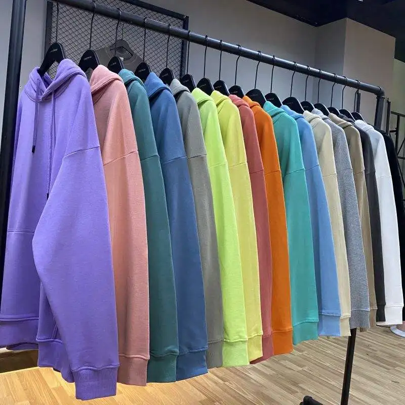 Luxury Designer 100 Cotton Terry Heavy Weight Unisex Plain Sweatshirts