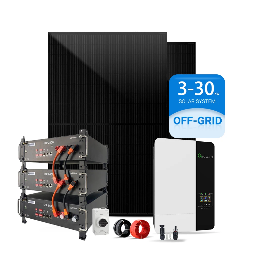 Off Grid 5kw 10kw 15kw 20kw solar energy system solar power system with battery off grid hybrid home solar battery systems