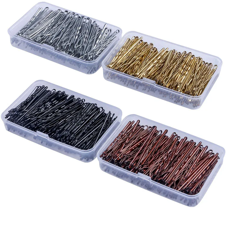 150pcs/box Metal Hair Clips For Wedding Women Hairpins Barrette Curly Wavy Grips Hairstyle Bobby