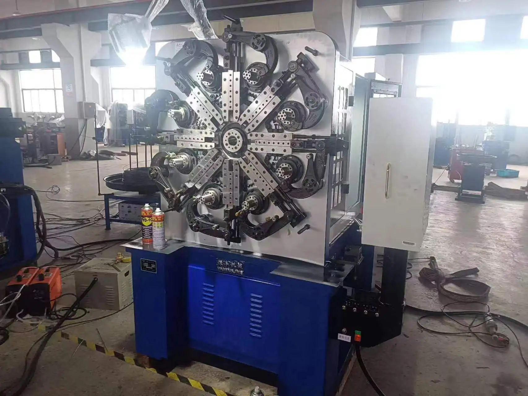 Flat Coil Spring Making Machine,flat Spiral Spring Machine,fumate Spring Machine