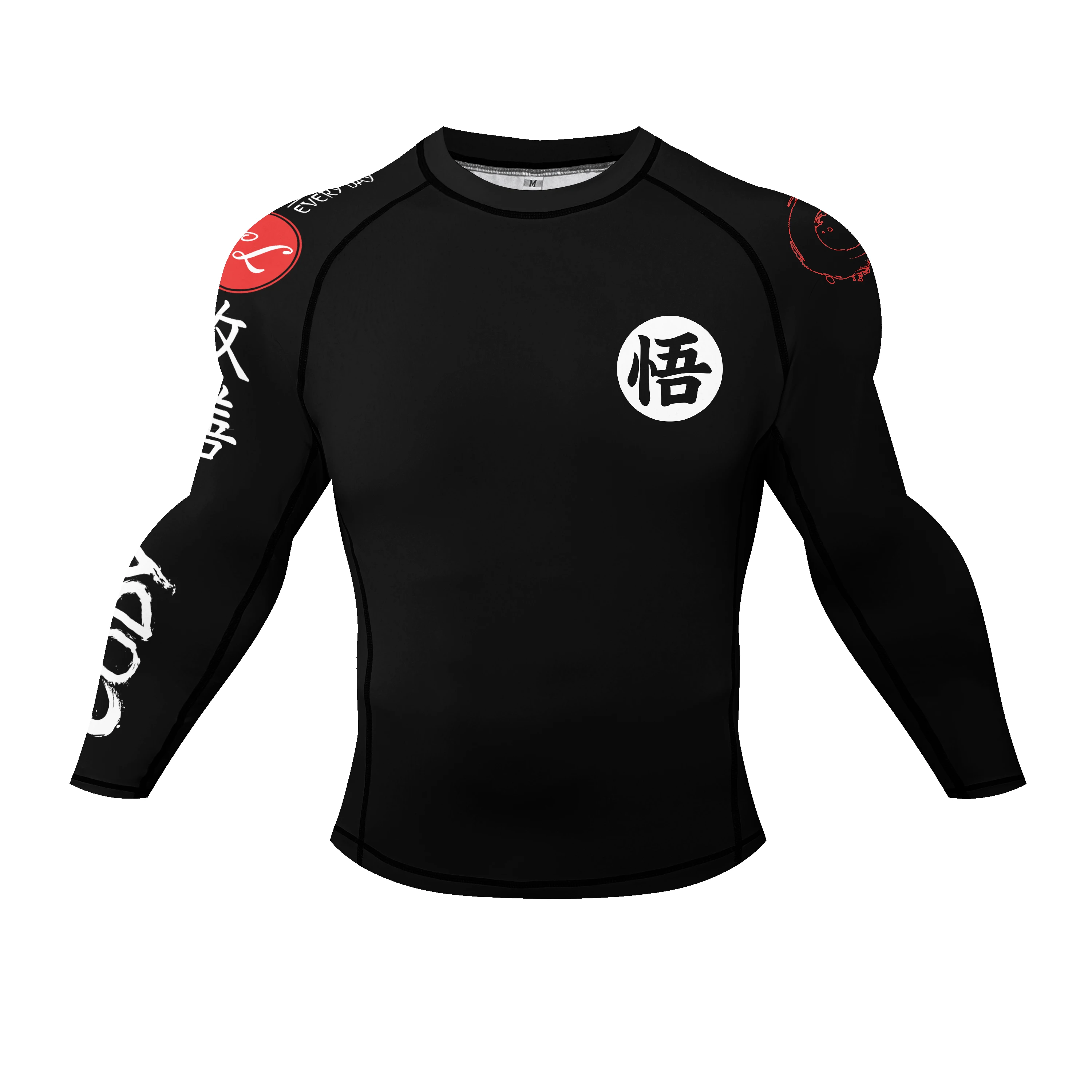 Cody Lundin MMA Rash Guard BJJ T Shirt 3D Printed Design Slim Fit Knitted Fabric for Men