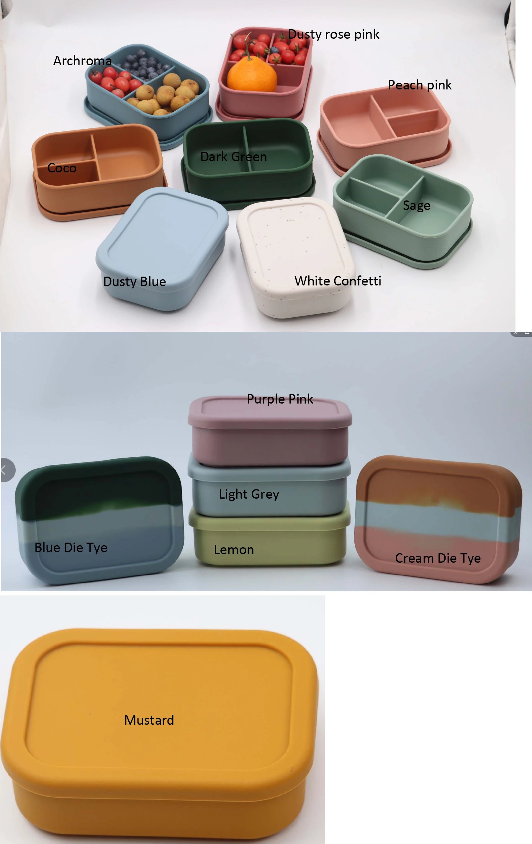 Eco Friendly Products Silicone Lunch Box And Baby Cup Kit Reusable