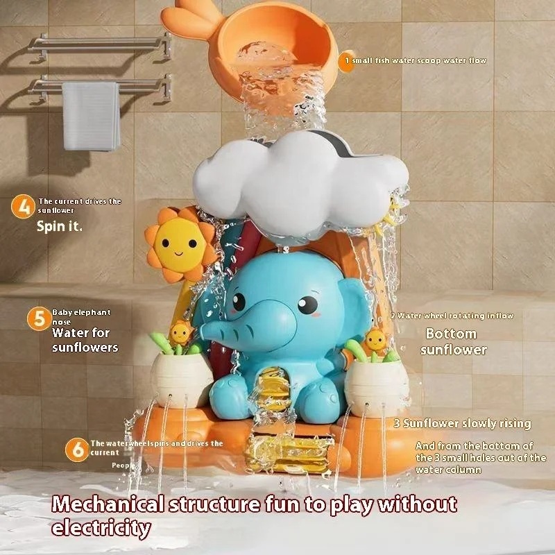 Mini Distributeur D'Eau Éléphant Vaguelly - Jouet Cuisine Rôle Pour Enfants, Simulation Réaliste Et Amusante