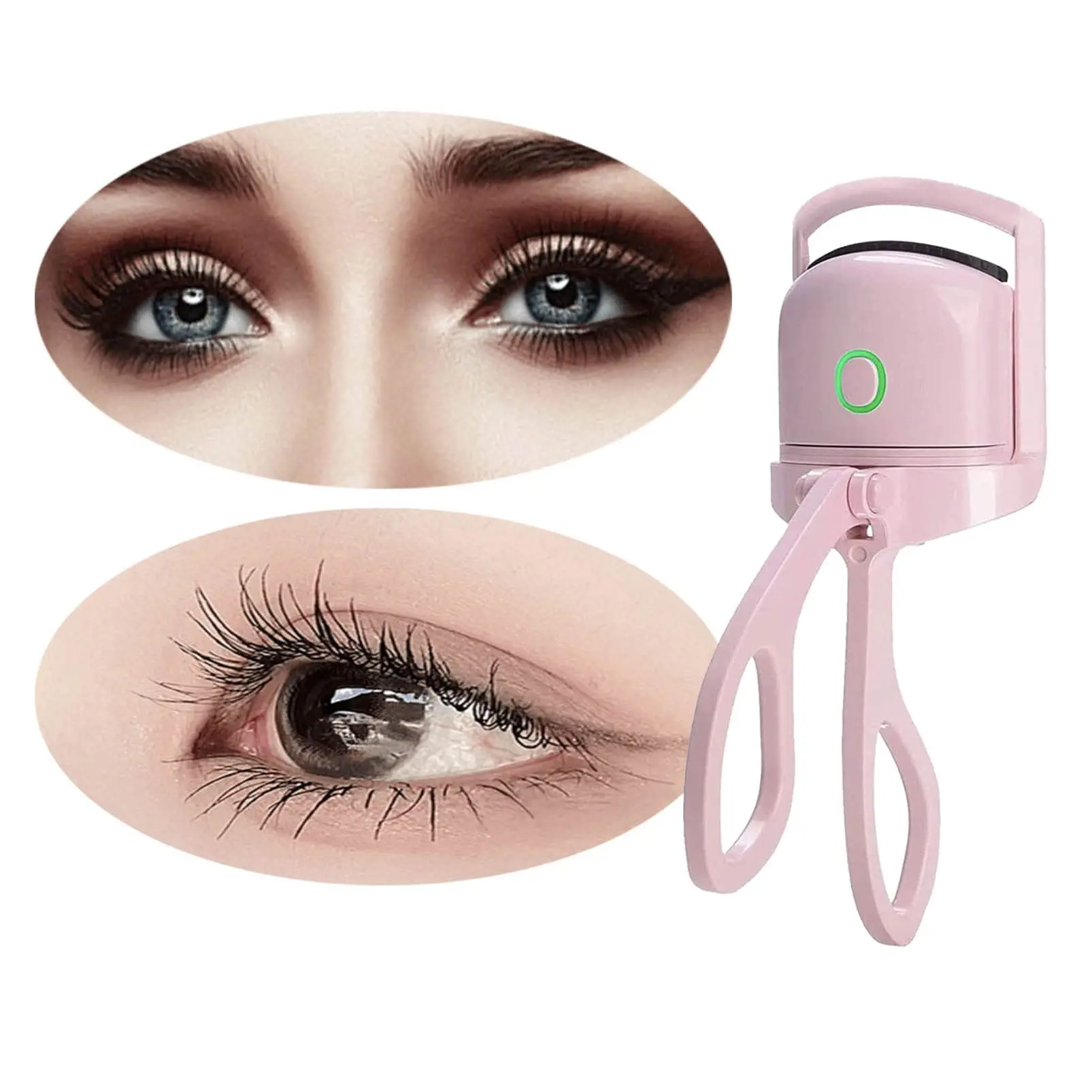 2023 Heated Electric Eyelash Curlers Heating Modes Quick Natural