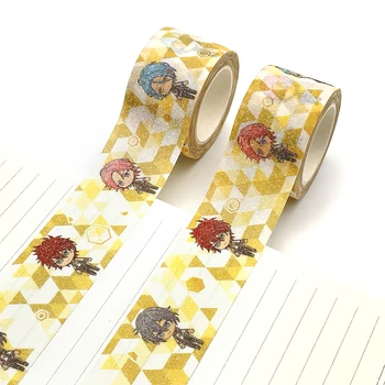 Factory Supplier Wholesale Vintage Floral Style Holographic Washi Tape Paper Roll