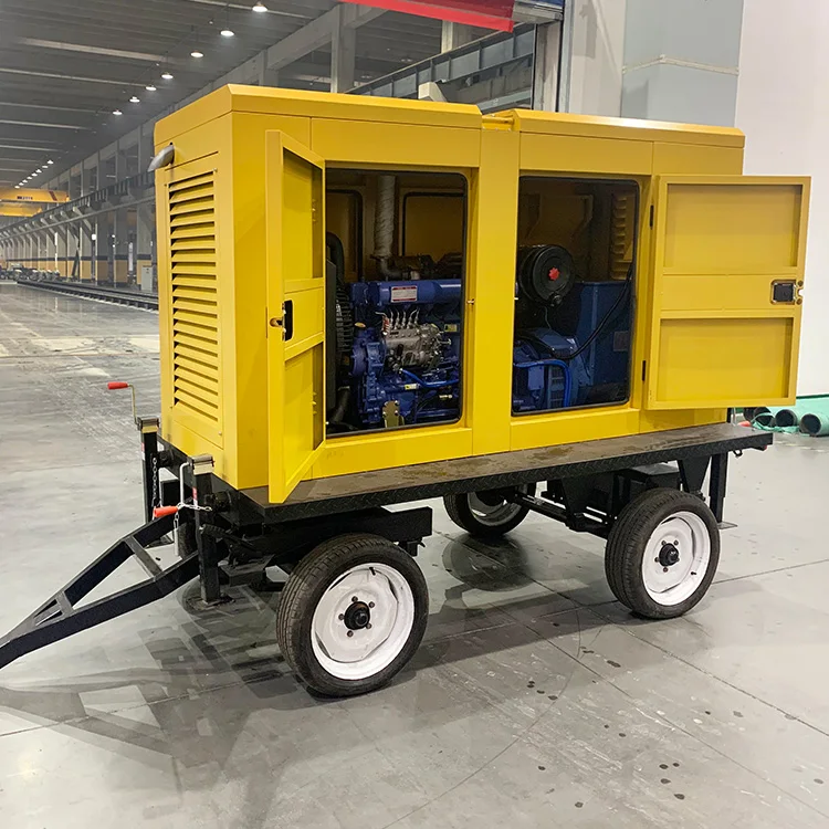 Diesel Engine 20 kw 50 kw 100 kw 200 kw 300 kw 400 kw mobile trilar diesel generator set factory