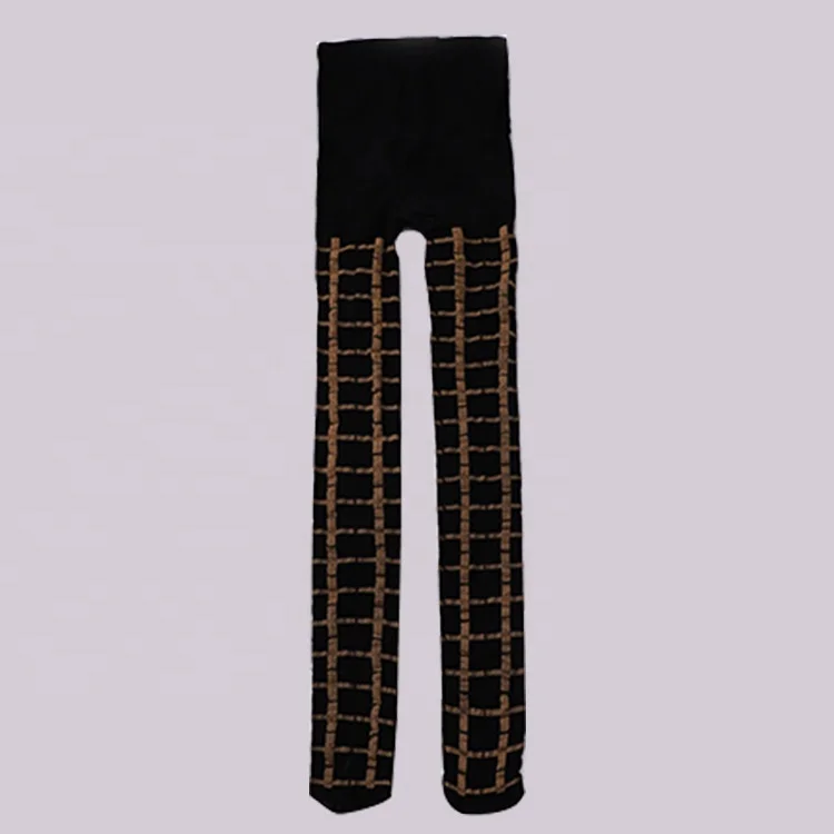 summer nylon black ultra-thin printed cool custom sheer letter women pantyhose tights stripe