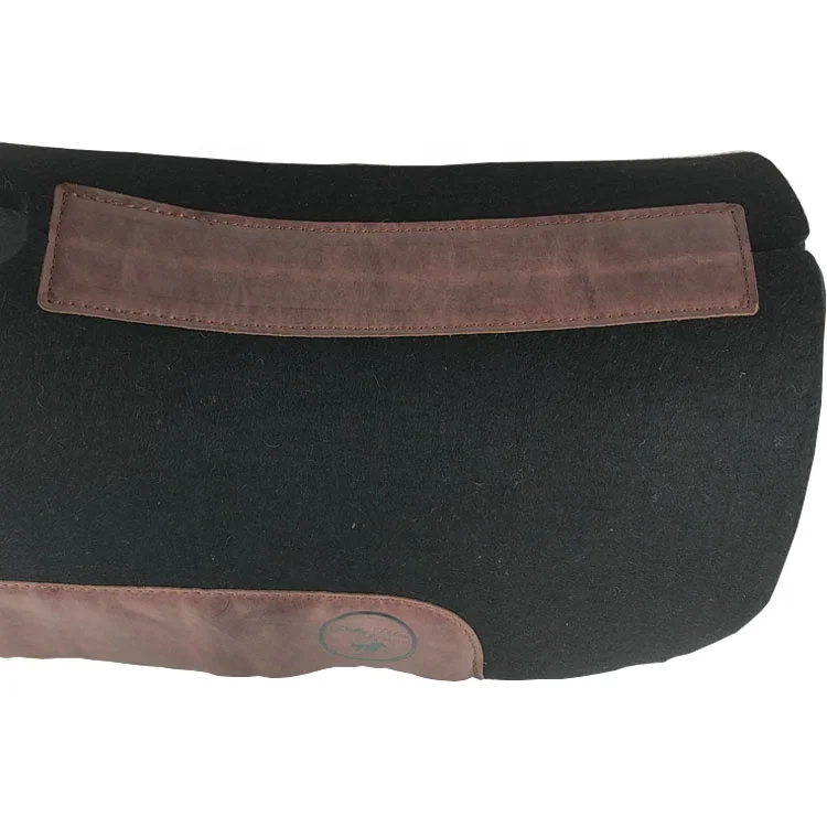 Роскошная подкладка под седло для Выездки контурная войлочная ранчо 100% Сверхтонкий шерстяной
