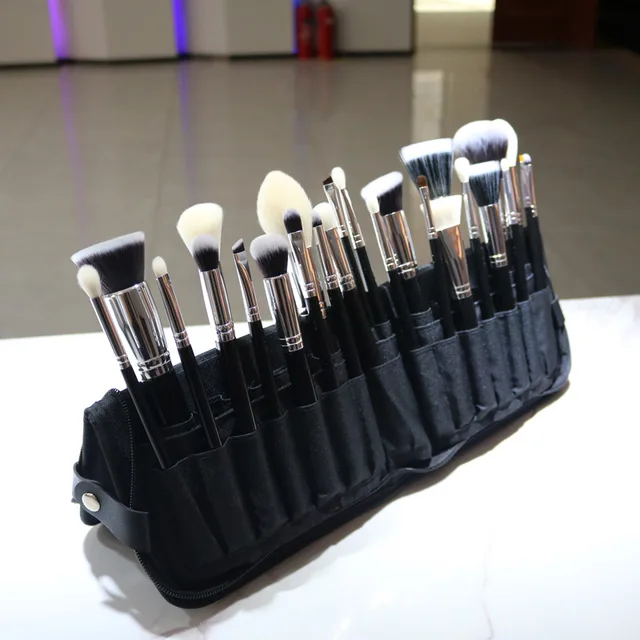 High Quality Private Label 25 pcs New Arrival Makeup Brush Set with Fan Brush - Image 3