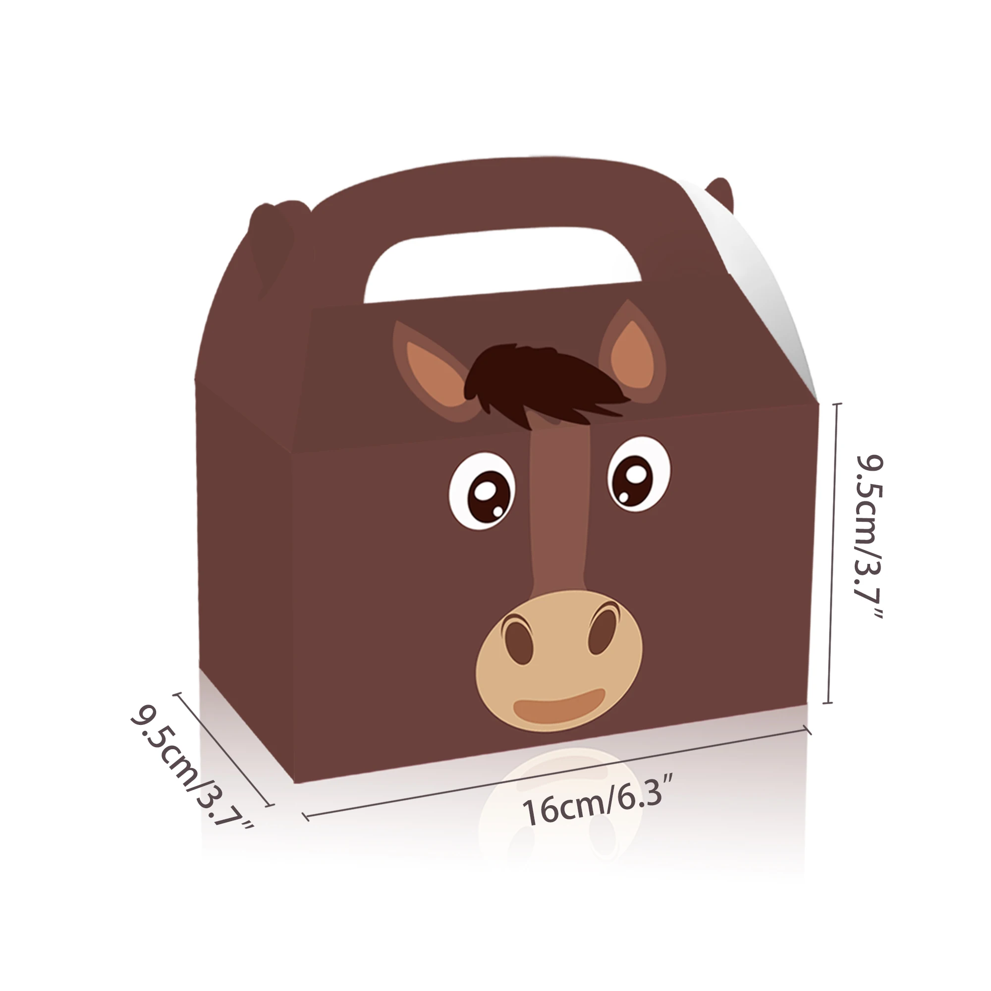 JeVenis Pferde-Popcorn-Boxen – 12 Stück, Für Western-Party, Cowboy-Thema, Geburtstag