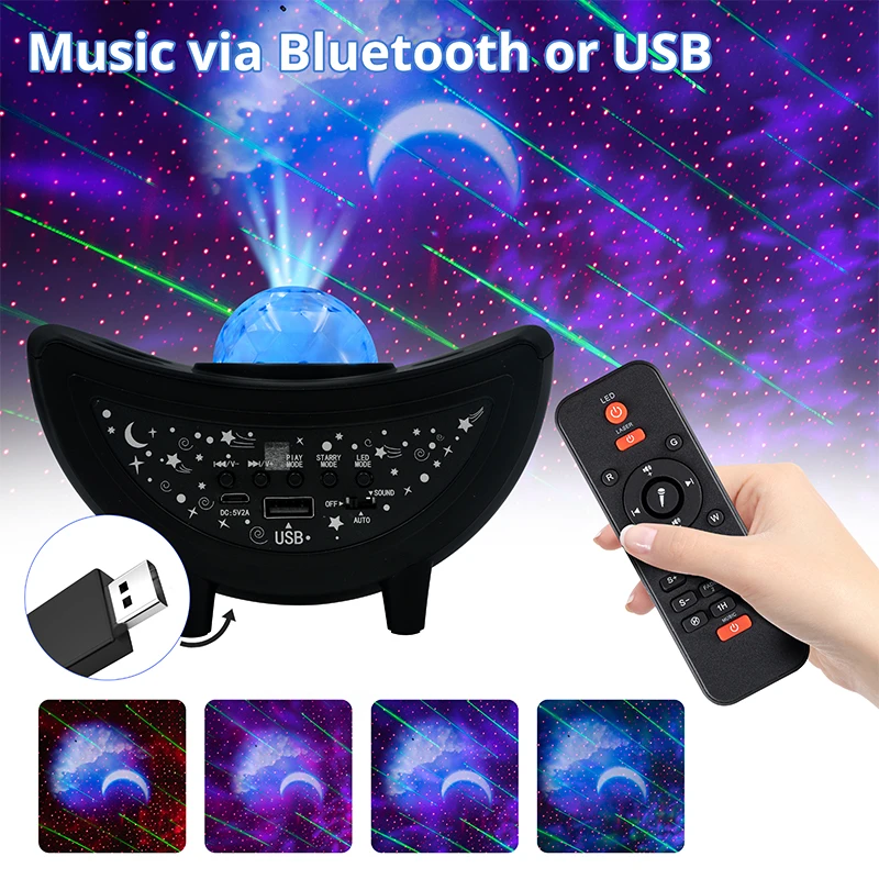 Kswing 2023 New Nebula Space Star Starry Laser Galaxy Light Wifi Aurora Night Light Projector