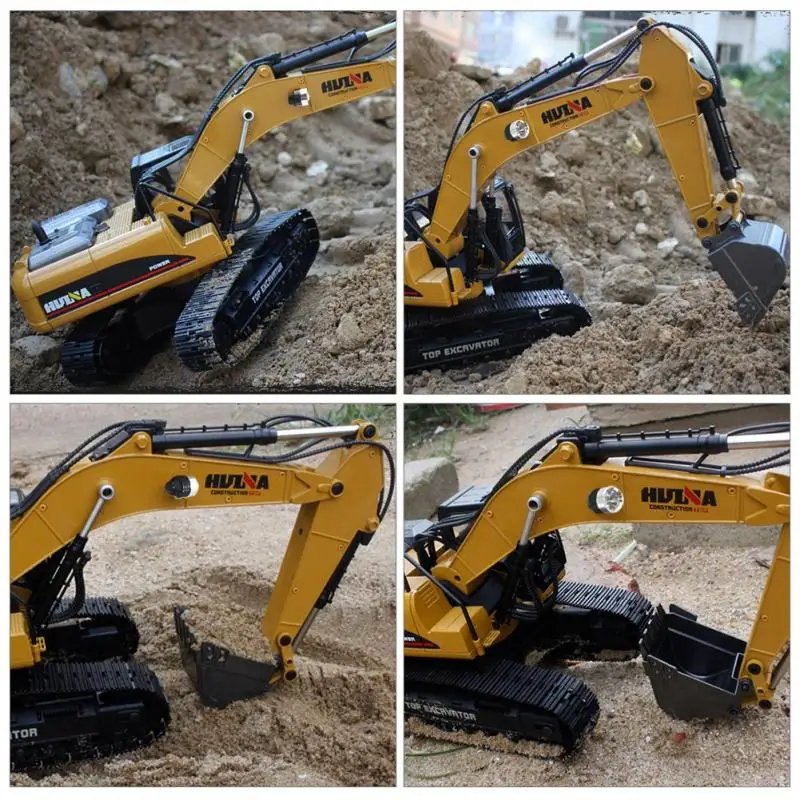 ReoNa まとめ売り Metal RC Excavator - Huina 1580 Upgrade Version 4