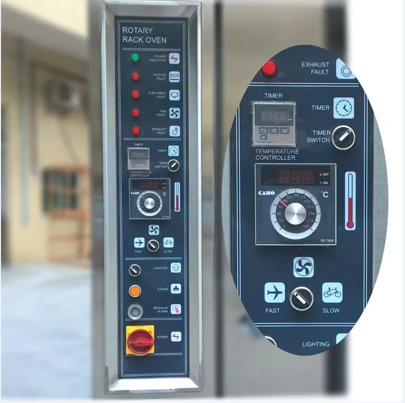 
 Вращающаяся печь, большая вращающаяся электрическая печь для печенья, пиццы, печенья, 16 лотков  