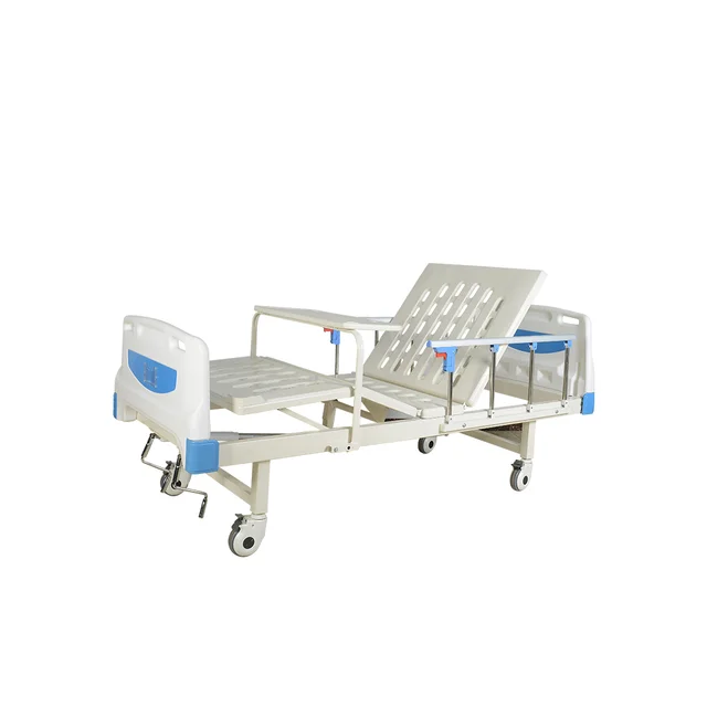 YH-S08 Two cranks hospital bed multi-function medical equipment 2 crank manual hospital bed