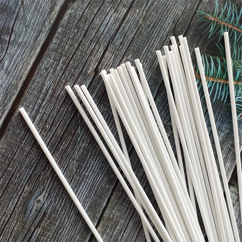 Eco Friendly Fiber Reed Sticks Black White Polyester Reeds Glue Free Varillas Difusoras Synthetic Stick