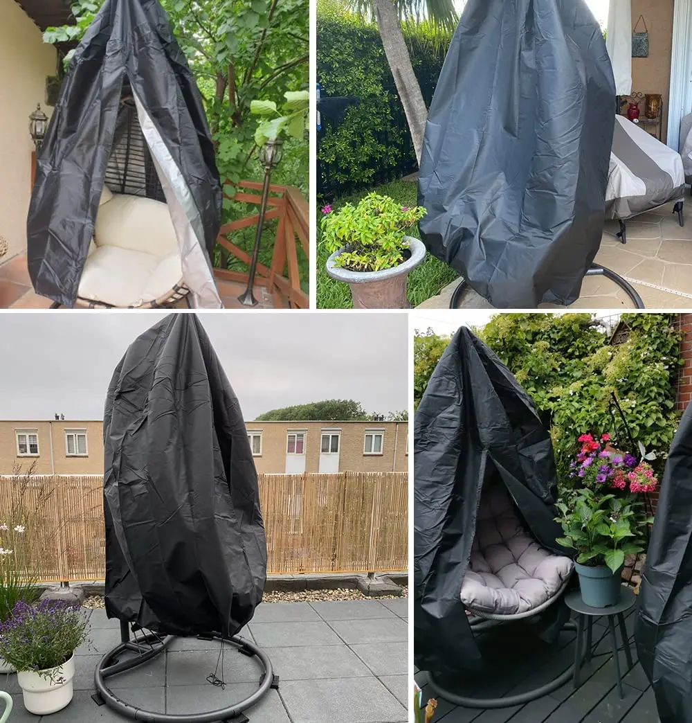 Woqi Protective Case Outdoor Hanging Waterproof Patio Chair Cover Heavy