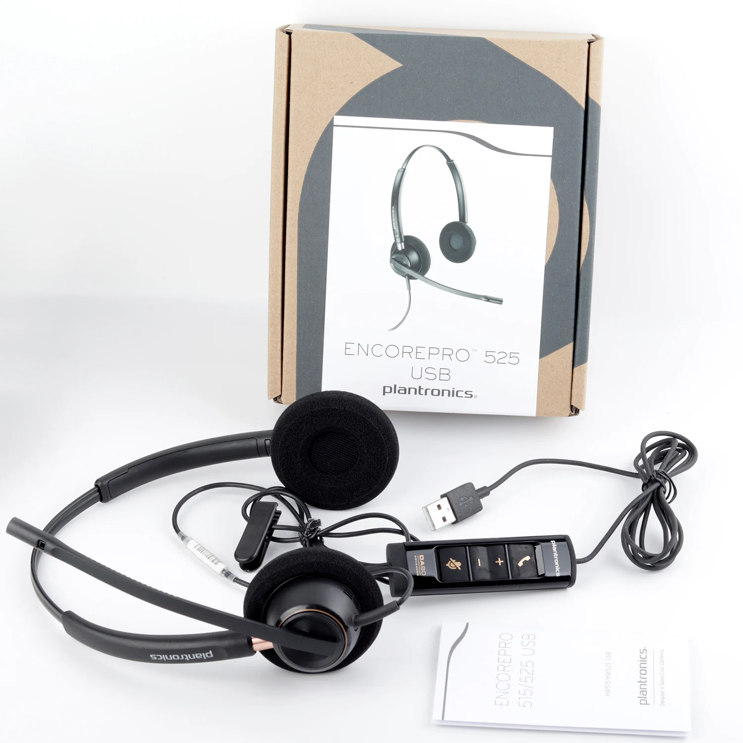 Poly EncorePro 525 USB ヘッドセット Amazon.com: Poly - EncorePro 525 USB-A and USB-C USB Headset